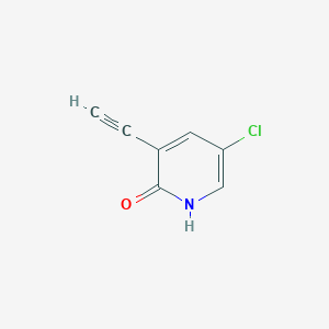 5-Chloro-3-ethynylpyridin-2-ol