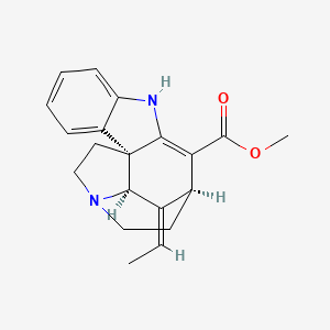 molecular formula C20H22N2O2 B1249653 (+)-Condylocarpine CAS No. 4939-81-5