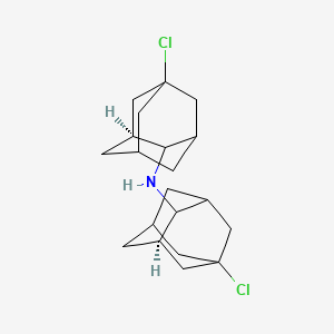 (1R,7s)-5-chloro-N-[(1S,7r)-5-chloroadamantan-2-yl]adamantan-2-amine