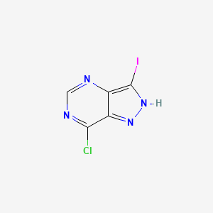 7-Chloro-3-iodo-1H-pyrazolo[4,3-d]pyrimidine