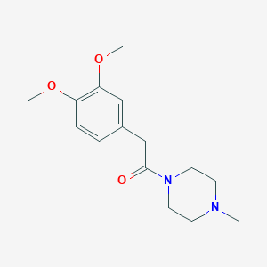 2-(3,4-Dimethoxyphenyl)-1-(4-methylpiperazin-1-yl)ethanone