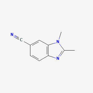 1,2-Dimethyl-1H-benzo[d]imidazole-6-carbonitrile