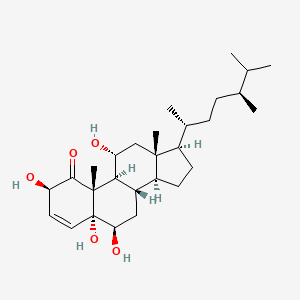 molecular formula C28H46O5 B1249659 匍匐酮 F 