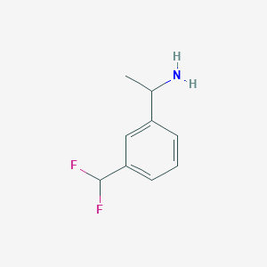 1-(3-(Difluoromethyl)phenyl)ethan-1-amine