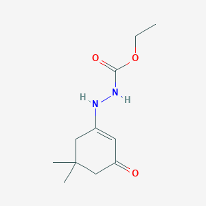 Ethyl 2-(5,5-dimethyl-3-oxocyclohex-1-en-1-yl)hydrazinecarboxylate