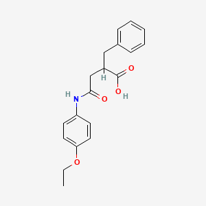 2-benzyl-3-[(4-ethoxyphenyl)carbamoyl]propanoic Acid