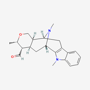 molecular formula C21H26N2O2 B1249662 Talcarpine 