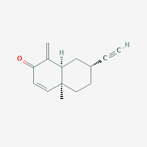 molecular formula C14H16O B1249664 Isodehydrochamaecynone 