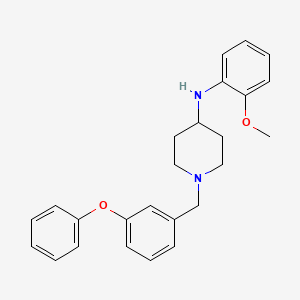 N-(2-methoxyphenyl)-1-[(3-phenoxyphenyl)methyl]piperidin-4-amine