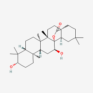 molecular formula C30H48O4 B1249667 Oleanderolide 