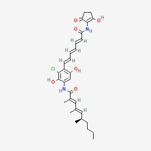 molecular formula C31H37ClN2O6 B1249668 Chinikomycin A 