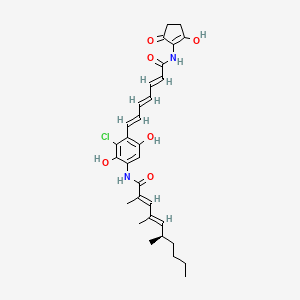 molecular formula C31H37ClN2O6 B1249668 奇尼可霉素 A 