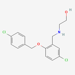 2-({5-Chloro-2-[(4-chlorobenzyl)oxy]benzyl}amino)ethanol