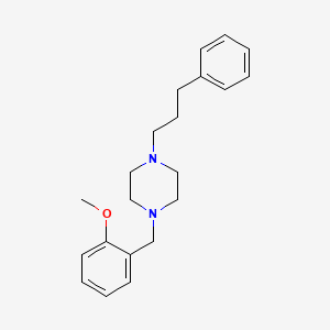 1-[(2-Methoxyphenyl)methyl]-4-(3-phenylpropyl)piperazine