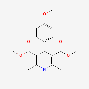 Dimethyl 4-(4-methoxyphenyl)-1,2,6-trimethyl-1,4-dihydropyridine-3,5-dicarboxylate