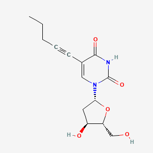 molecular formula C14H18N2O5 B1249671 5-(1-Pentynyl)-2'-deoxyuridine 