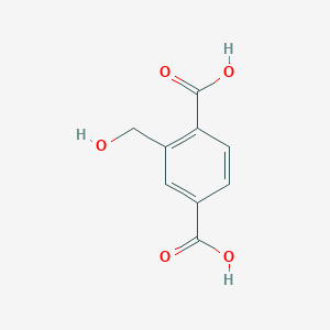 molecular formula C9H8O5 B12496726 2-(Hydroxymethyl)terephthalic acid 