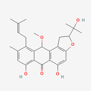molecular formula C26H30O6 B1249676 Kenganthranol C 