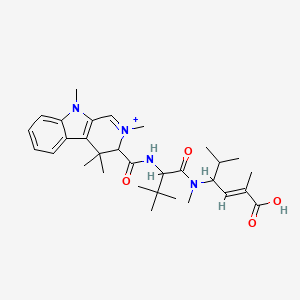molecular formula C31H45N4O4+ B1249681 Milnamide D 