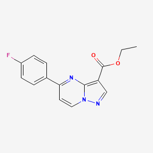 Ethyl 5-(4-fluorophenyl)pyrazolo[1,5-a]pyrimidine-3-carboxylate