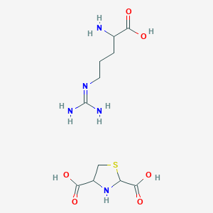 molecular formula C11H21N5O6S B12496866 Arginine; tidiacic 