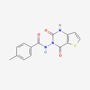 N-(2,4-dioxo-1,4-dihydrothieno[3,2-d]pyrimidin-3(2H)-yl)-4-methylbenzamide