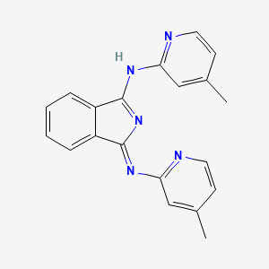 N-(4-methylpyridin-2-yl)-3-(4-methylpyridin-2-yl)iminoisoindol-1-amine