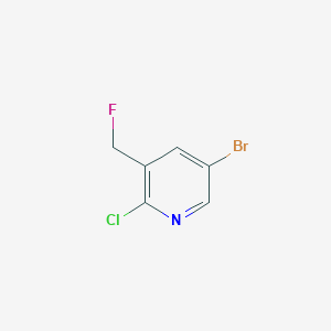 5-Bromo-2-chloro-3-(fluoromethyl)pyridine