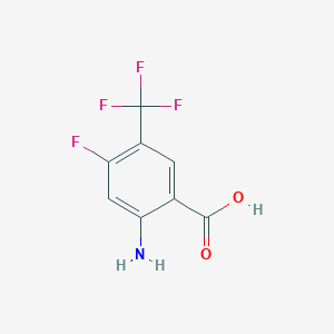 2-Amino-4-fluoro-5-(trifluoromethyl)benzoic acid