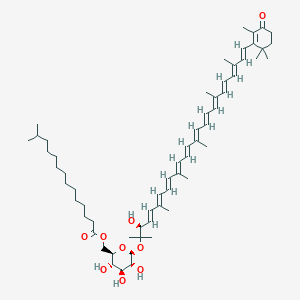 molecular formula C61H92O9 B1249706 Salinixanthin 