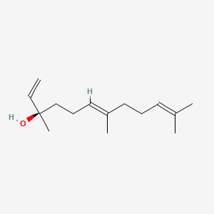 molecular formula C15H26O B1249708 (3R,6E)-nerolidol CAS No. 17430-12-5