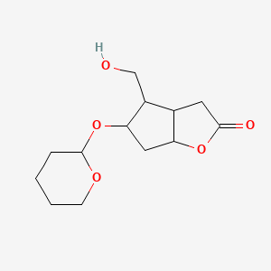 4-(Hydroxymethyl)-5-(oxan-2-yloxy)-hexahydrocyclopenta[B]furan-2-one