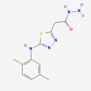 2-{5-[(2,5-Dimethylphenyl)amino]-1,3,4-thiadiazol-2-yl}acetohydrazide