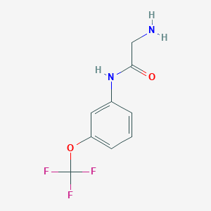 N-[3-(trifluoromethoxy)phenyl]glycinamide