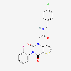 N-(4-chlorobenzyl)-2-[3-(2-fluorophenyl)-2,4-dioxo-3,4-dihydrothieno[3,2-d]pyrimidin-1(2H)-yl]acetamide