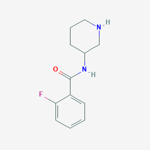 2-Fluoro-N-(piperidin-3-YL)benzamide