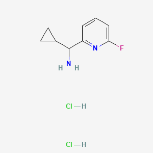 Cyclopropyl(6-fluoropyridin-2-yl)methanamine dihydrochloride