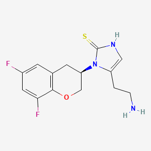 molecular formula C14H15F2N3OS B1249725 Etamicastat CAS No. 760173-05-5