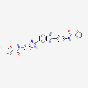 N-(4-{5-[(furan-2-ylcarbonyl)amino]-1H,1'H-2,5'-bibenzimidazol-2'-yl}phenyl)furan-2-carboxamide