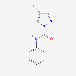 4-chloro-N-phenylpyrazole-1-carboxamide