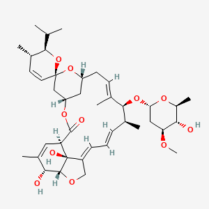 molecular formula C40H58O11 B1249732 Avermectin B1b monosaccharide 