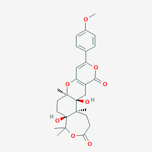 molecular formula C27H32O8 B1249736 Isoterreulactone A 