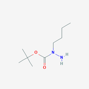 molecular formula C9H20N2O2 B12497386 Tert-butyl 1-butylhydrazinecarboxylate 