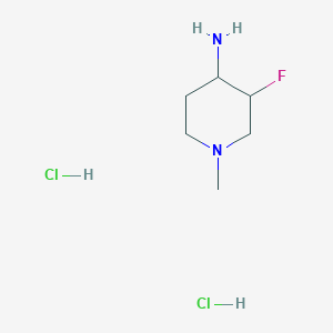 3-Fluoro-1-methylpiperidin-4-amine dihydrochloride