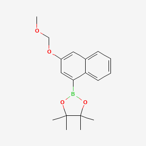 2-[3-(Methoxymethoxy)-1-naphthyl]-4,4,5,5-tetramethyl-1,3,2-dioxaborolane