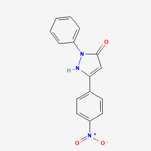 1-Phenyl-3-(p-nitrophenyl)pyrazol-5-one