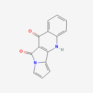 molecular formula C14H8N2O2 B1249744 Quinolactacide CAS No. 856216-29-0