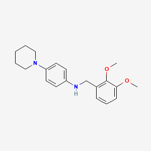 (2,3-Dimethoxybenzyl)[4-(1-piperidinyl)phenyl]amine