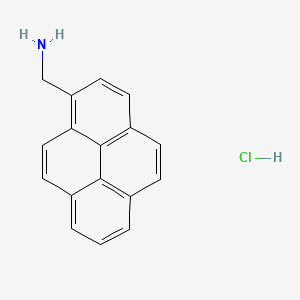 molecular formula C17H14ClN B1249746 1-芘甲胺盐酸盐 CAS No. 93324-65-3