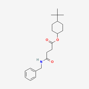 4-Tert-butylcyclohexyl 4-(benzylamino)-4-oxobutanoate